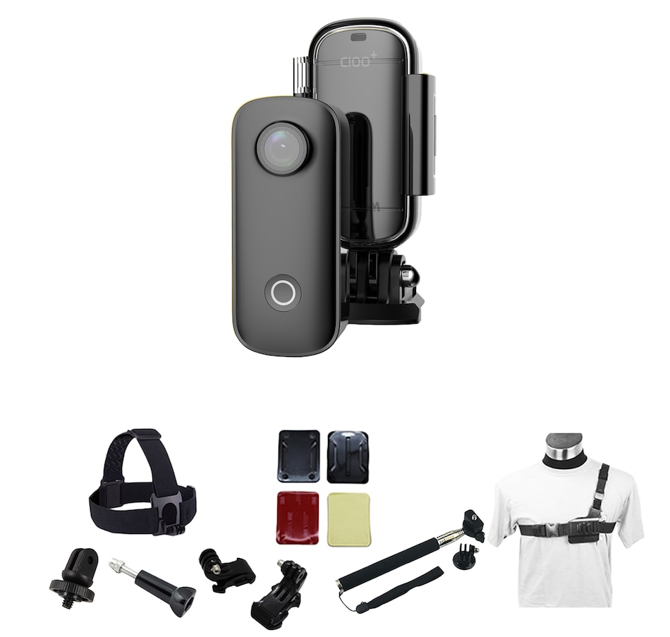 Image 707993_BLK.jpg, Product 707-993 / Price $99.99, SJCAM C100+ 1080p Sports Action Camera Bundle from SJCAM on TSC.ca's Electronics department