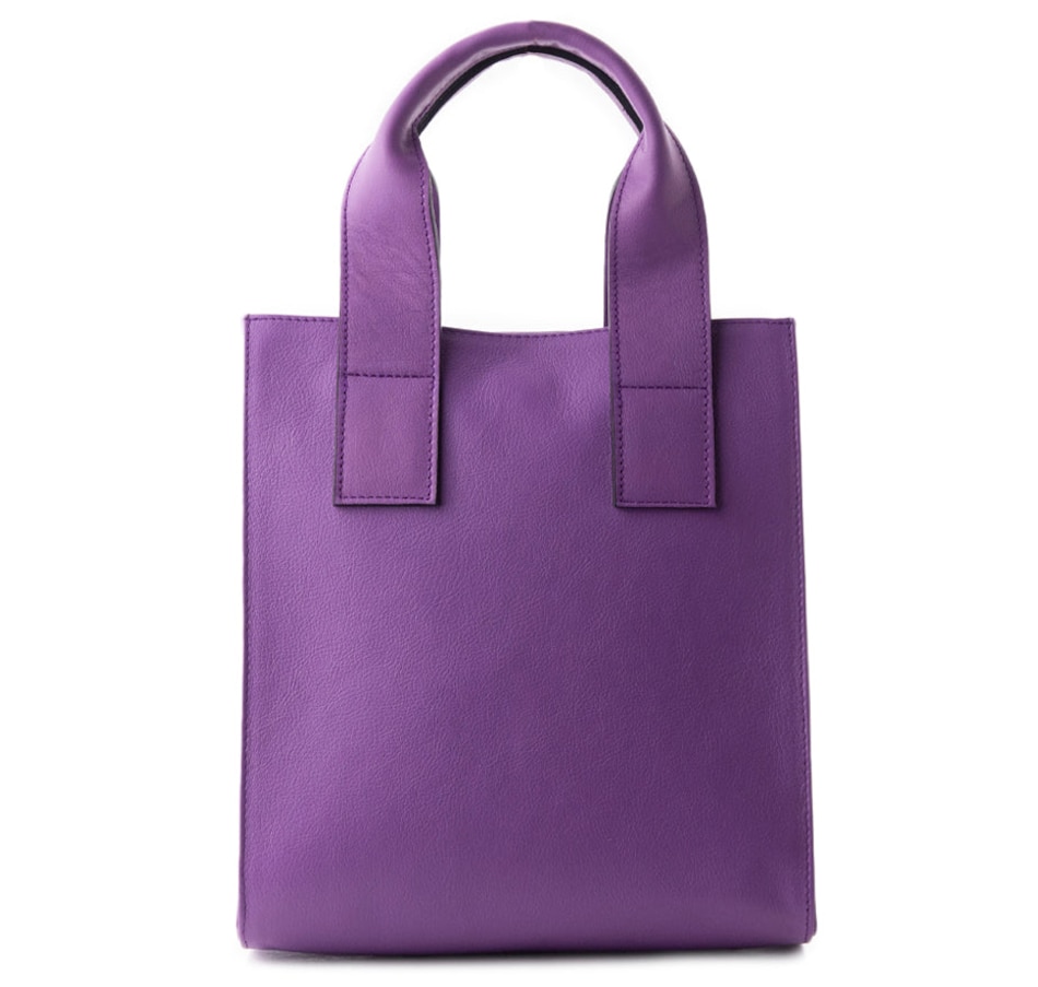 Image 708003_PUR.jpg, Product 708-003 / Price $178.00, L'Intervalle Canella Tote from L'Intervalle on TSC.ca's Clothing & Shoes department