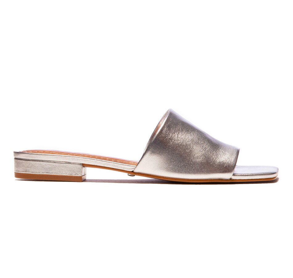 Image 708022_SIL.jpg, Product 708-022 / Price $108.00, L'Intervalle Coda Mule Sandal from L'Intervalle on TSC.ca's Shoes department