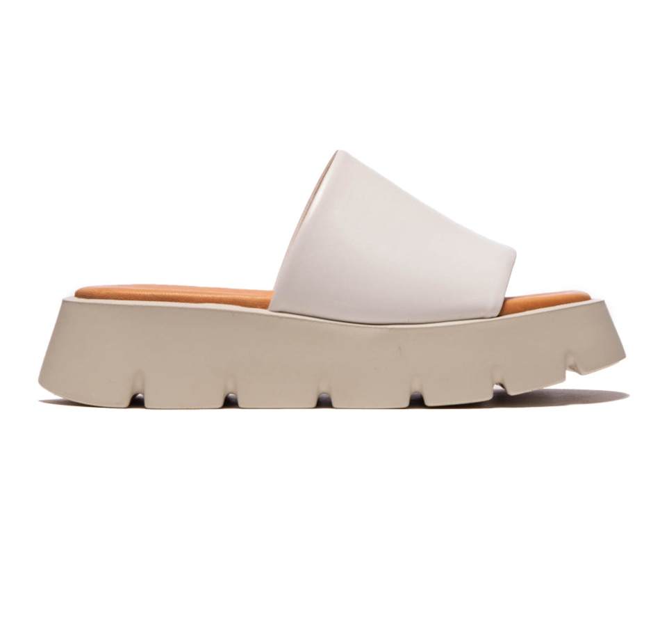 Image 708023_WHT.jpg, Product 708-023 / Price $138.00, L'Intervalle Baco Platform Slide Sandal from L'Intervalle on TSC.ca's Shoes department