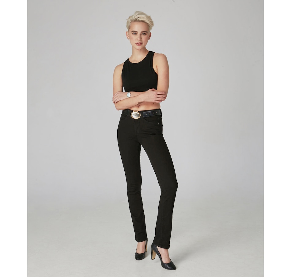 Image 708211_BLK.jpg, Product 708-211 / Price $100.00, Lola Jeans Kate High Rise Cigarette Leg Jean from Lola Jeans on TSC.ca's Clothing & Shoes department