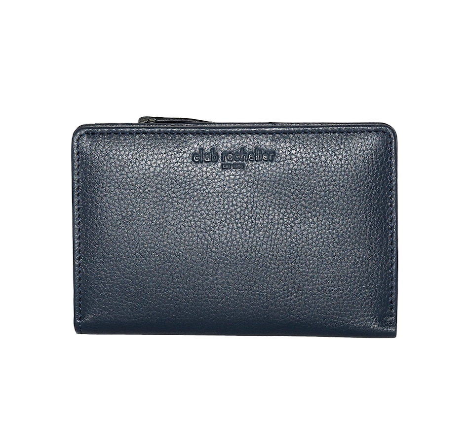 Image 708282_NVY.jpg, Product 708-282 / Price $75.00, Club Rochelier Medium Full Leather Bi-Fold Wallet from Club Rochelier on TSC.ca's Fashion department
