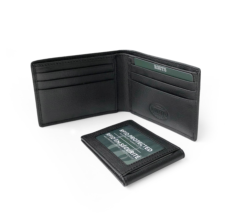 Image 708324_ALTMORE3.jpg, Product 708-324 / Price $60.00, Roots Slimfold Wallet With Removable ID from ROOTS on TSC.ca's Fashion department