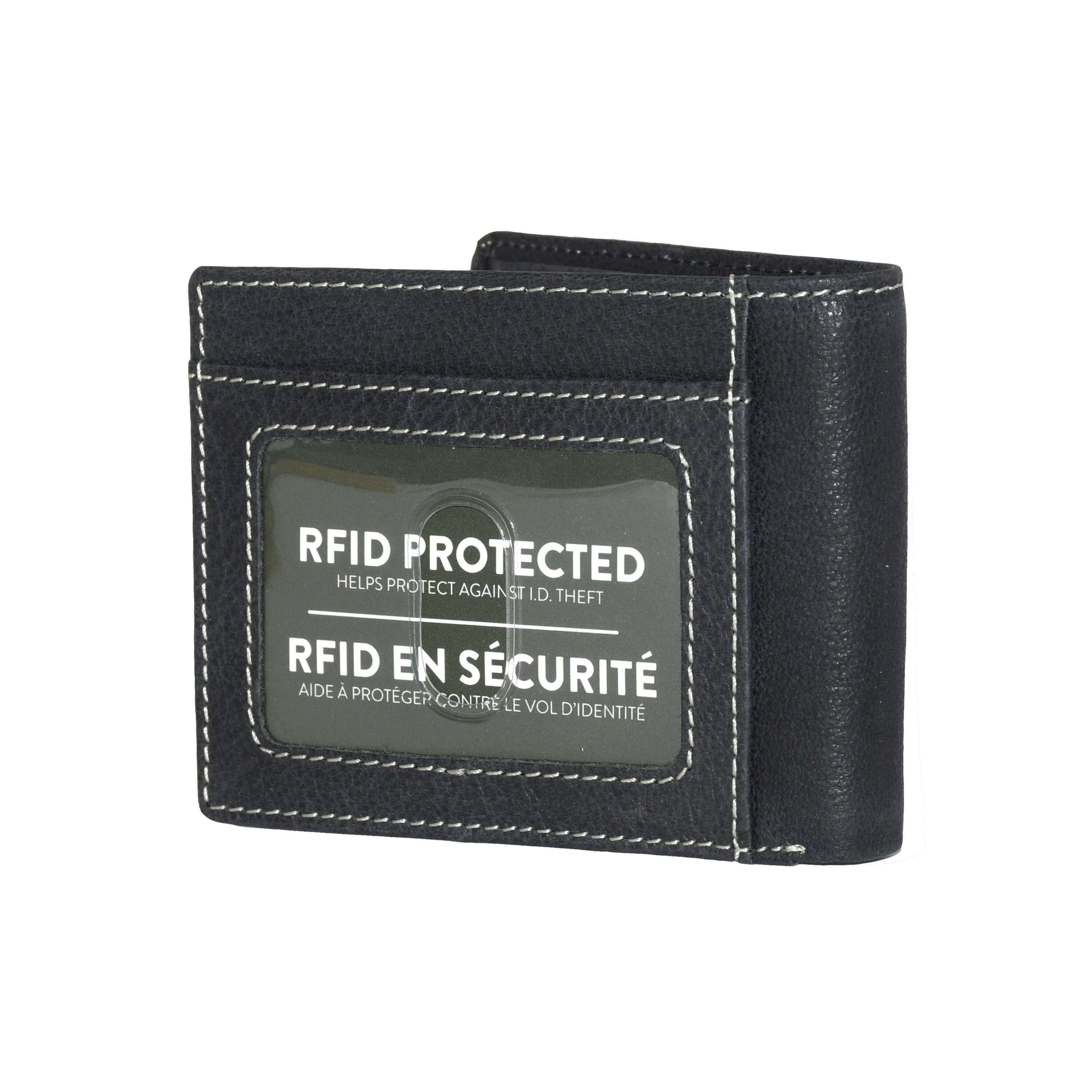 Roots Wallets Slim Mens Wallet With Back ID Window