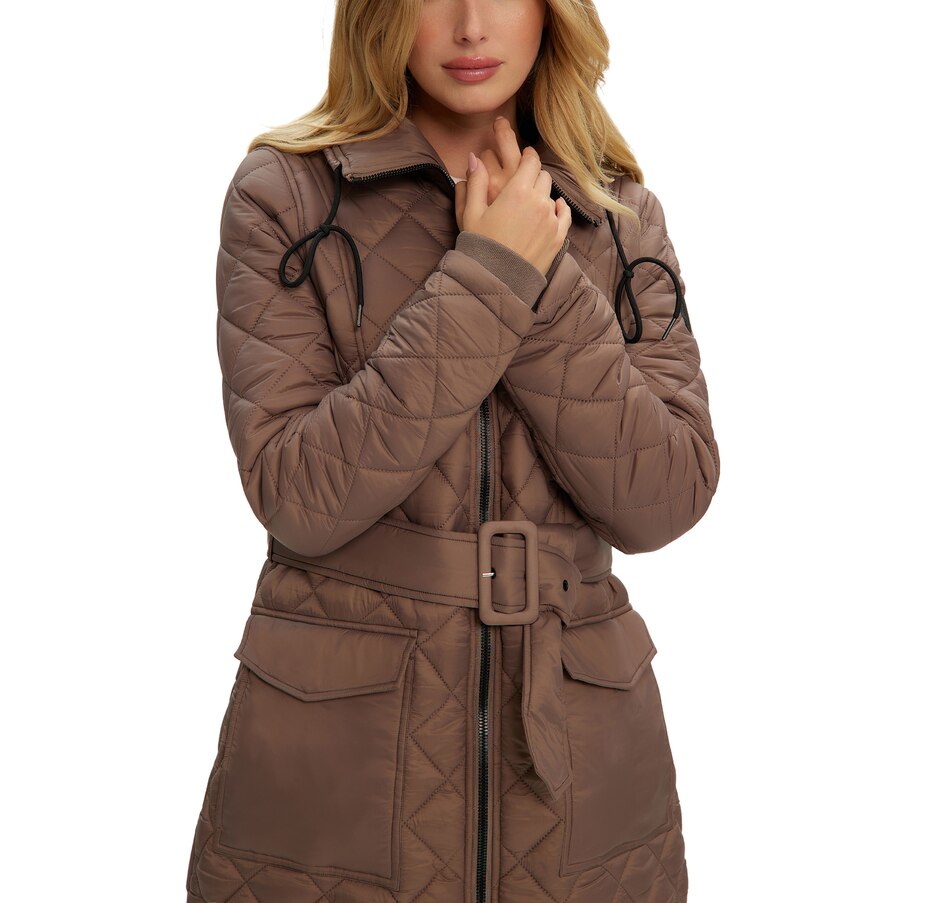 Image 708345_ALTMORE5.jpg, Product 708-345 / Price $270.00, Noize Sissel Diamond Quilt Long Lightweight Puffer from Noize on TSC.ca's Fashion department
