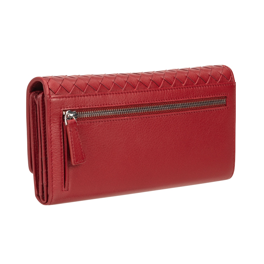 Image 708413_ALTMORE2.jpg, Product 708-413 / Price $129.99, Mancini Basketweave Collection Ladies RFID Secure Quadruple Fold Wallet from Mancini Fine Leather on TSC.ca's Fashion department
