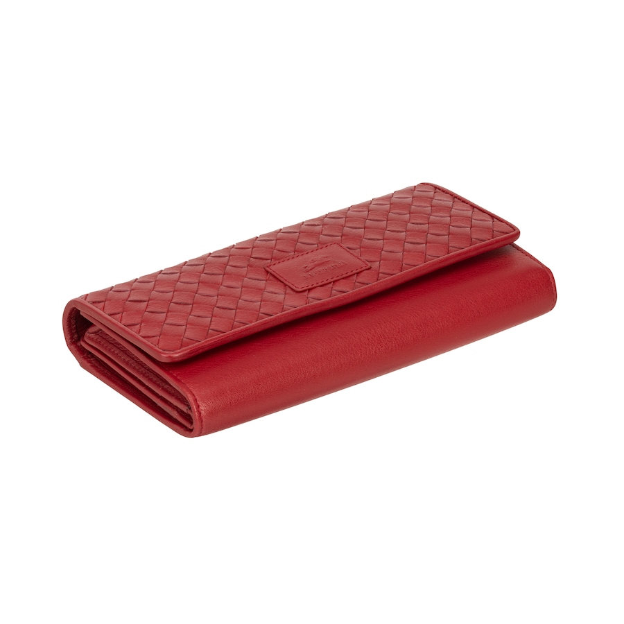 Image 708413_ALTMORE5.jpg, Product 708-413 / Price $129.99, Mancini Basketweave Collection Ladies RFID Secure Quadruple Fold Wallet from Mancini Fine Leather on TSC.ca's Fashion department