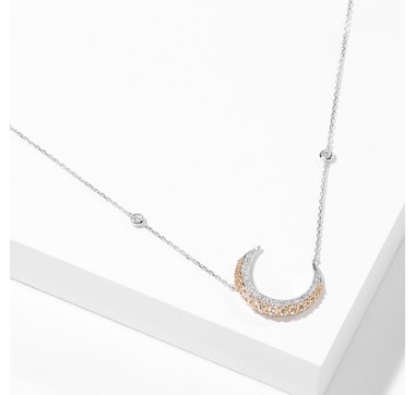 14K Two-Tone Gold 0.66ctw Diamond Necklace