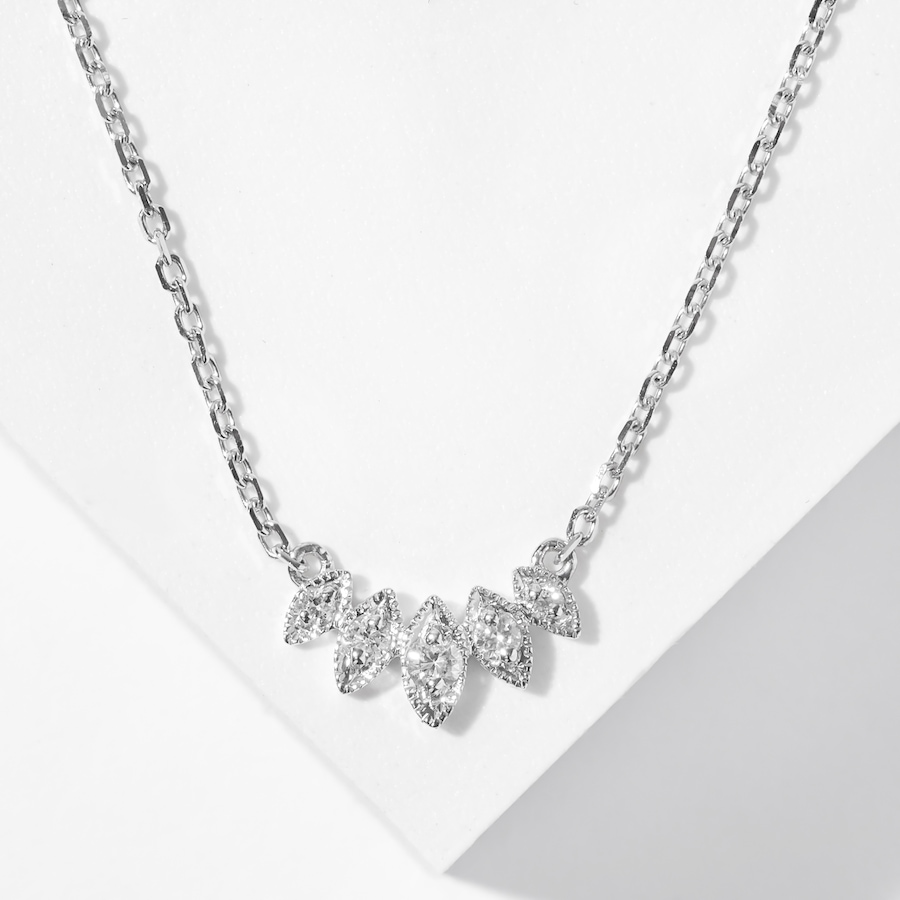 Image 708594.jpg, Product 708-594 / Price $629.99, 14K White Gold 0.07ctw Diamond Necklace from Diamond Show on TSC.ca's Jewellery department