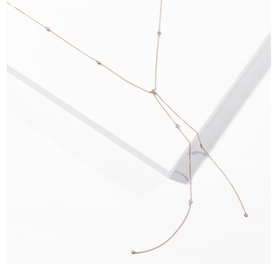 Image 708598.jpg, Product 708-598 / Price $299.99, 10K Yellow Gold 0.16 ctw Diamond Necklace from Diamond Show on TSC.ca's Jewellery department