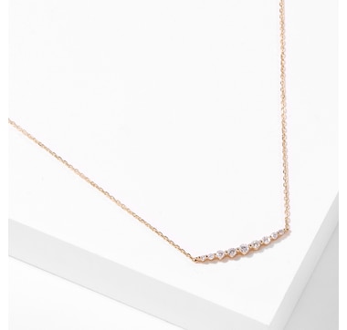 10K Yellow Gold 0.27 ctw Diamond Necklace