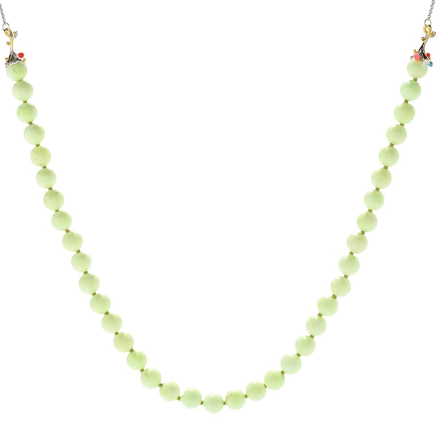 Image 708717.jpg, Product 708-717 / Price $179.99, Gems En Vogue Palladium Silver Lemon Magnesite And Coral Bead Necklace from Gems En Vogue on TSC.ca's Jewellery department