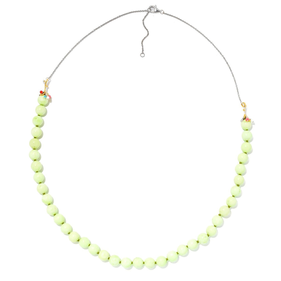 Image 708717_ALTMORE1.jpg, Product 708-717 / Price $179.99, Gems En Vogue Palladium Silver Lemon Magnesite And Coral Bead Necklace from Gems En Vogue on TSC.ca's Jewellery department