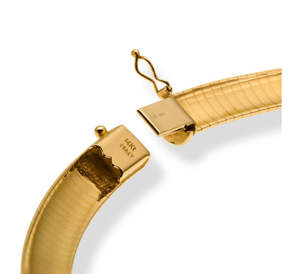 Image 708969_ALTMORE2.jpg, Product 708-969 / Price $5,395.00, Italian Made 14KT Yellow Gold Omega Link Necklace from Estate Originals on TSC.ca's Jewellery department