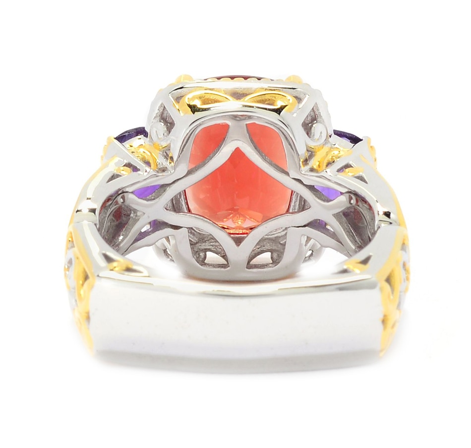 Image 709180_ALTMORE2.jpg, Product 709-180 / Price $556.99, Gems En Vogue Palladium Silver Andesine & Nambian Amethyst Ring from Gems En Vogue on TSC.ca's Jewellery department