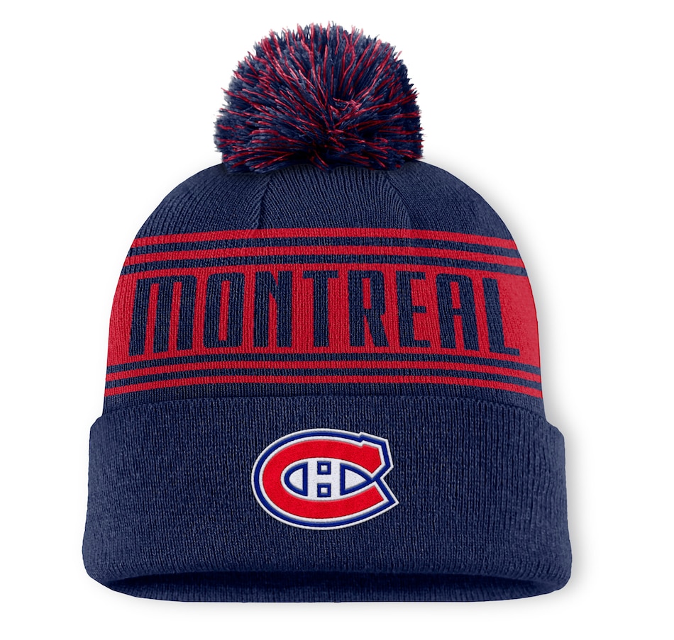 Image 709294.jpg, Product 709-294 / Price $49.99, Men's Montreal Canadiens Fanatics Authentic Pro Rink Cuffed Knit Hat with Pom from Fanatics on TSC.ca's Sports department