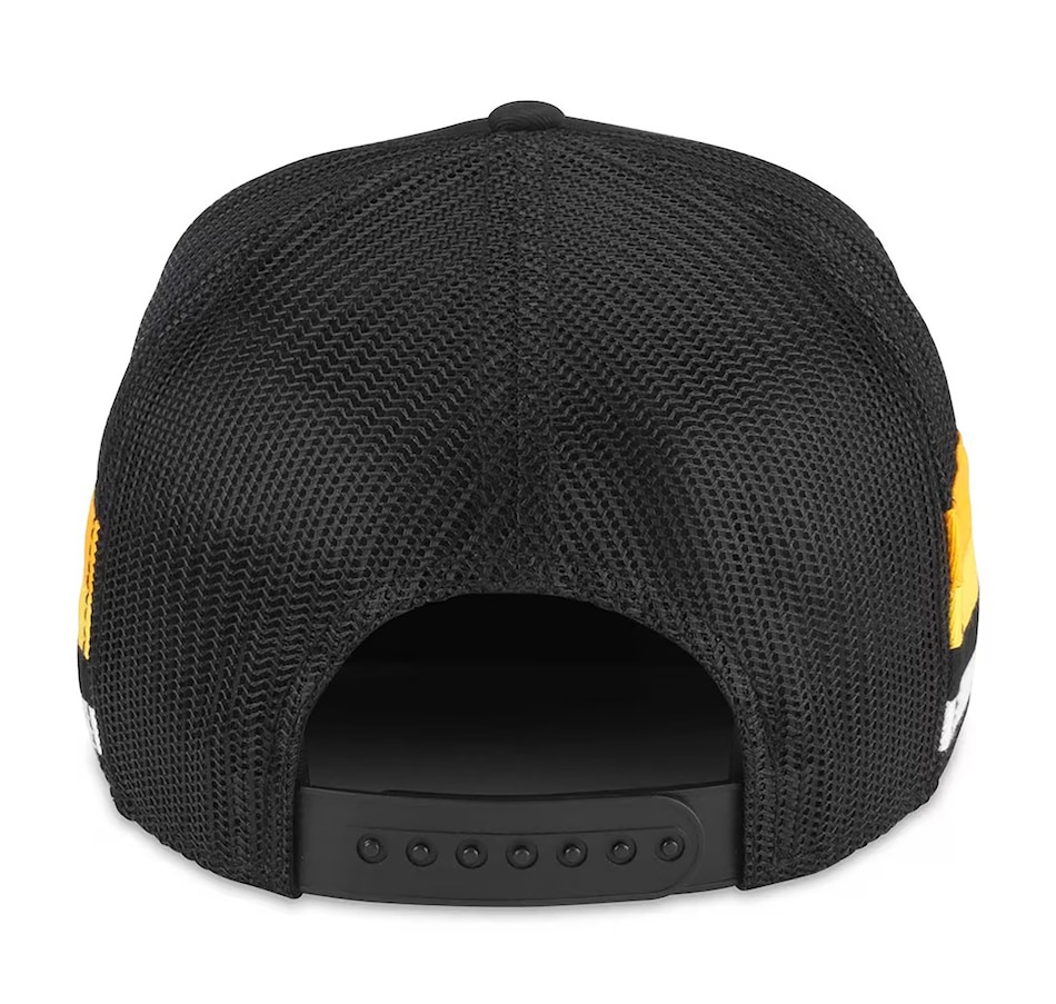 Image 709309_ALTMORE2.jpg, Product 709-309 / Price $39.99, Men's Pittsburgh Penguins HotFoot Stripes Trucker Hat from Fanatics on TSC.ca's Sports department