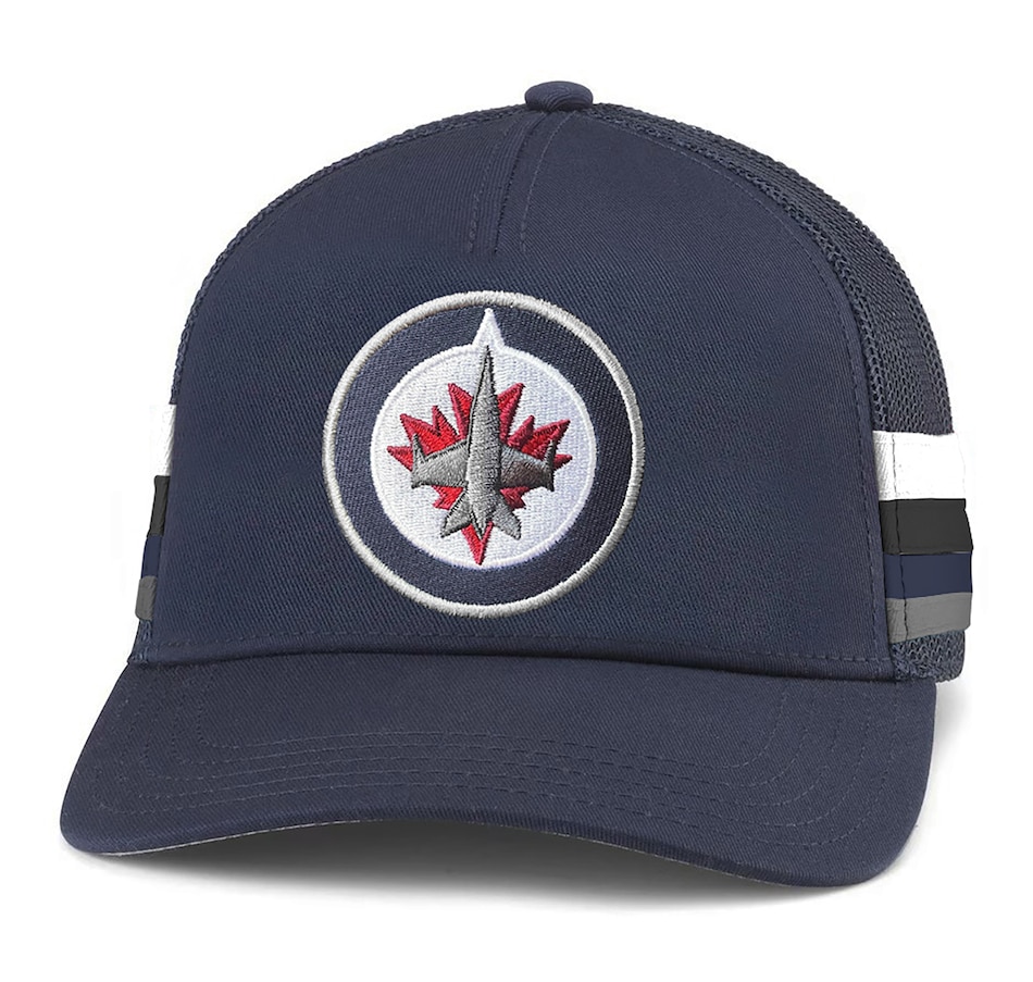 Image 709312.jpg, Product 709-312 / Price $39.99, Men's Winnipeg Jets HotFoot Stripes Trucker Hat from Fanatics on TSC.ca's Sports department
