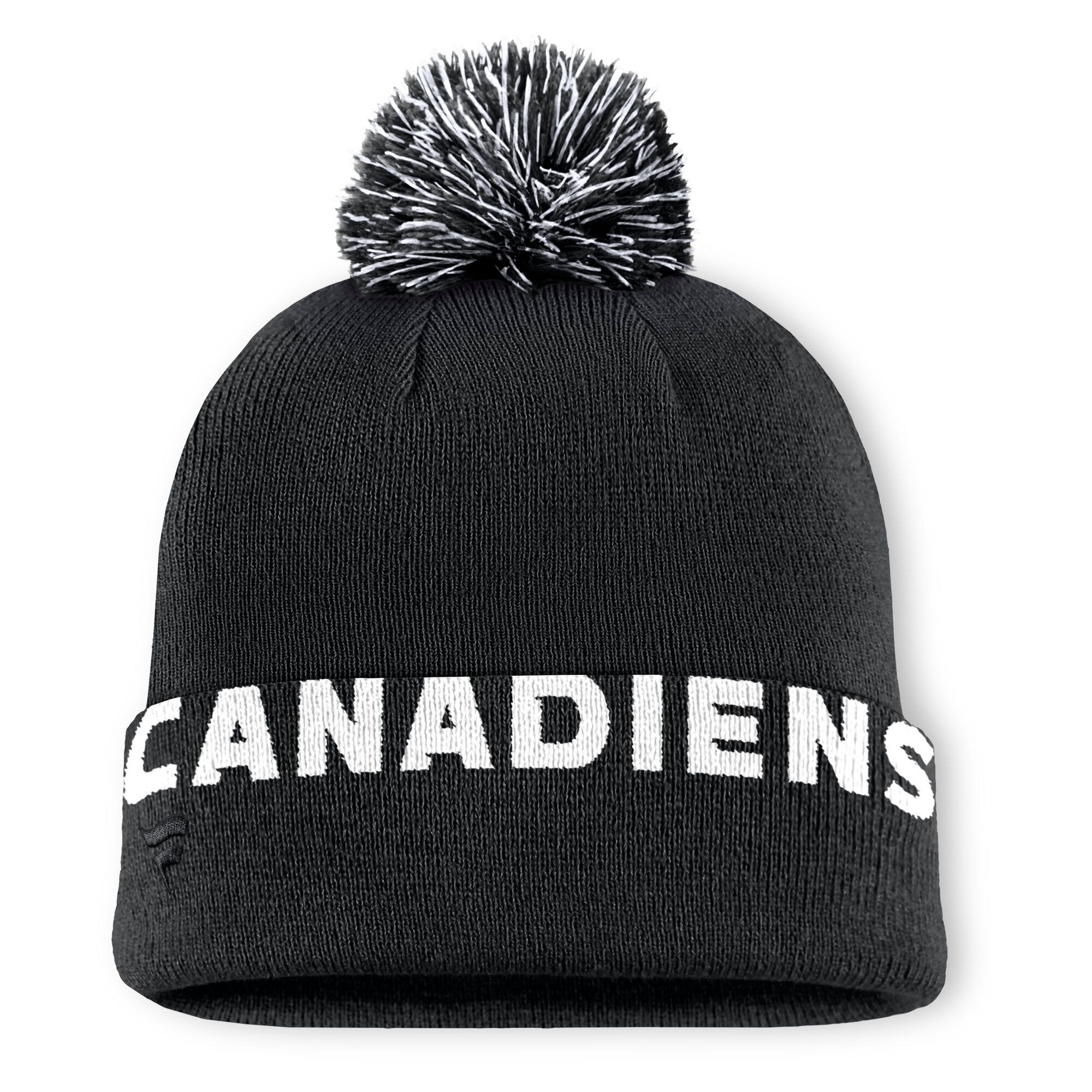 Men's Montreal Canadiens Fanatics Black High Stick Cuffed Knit Hat