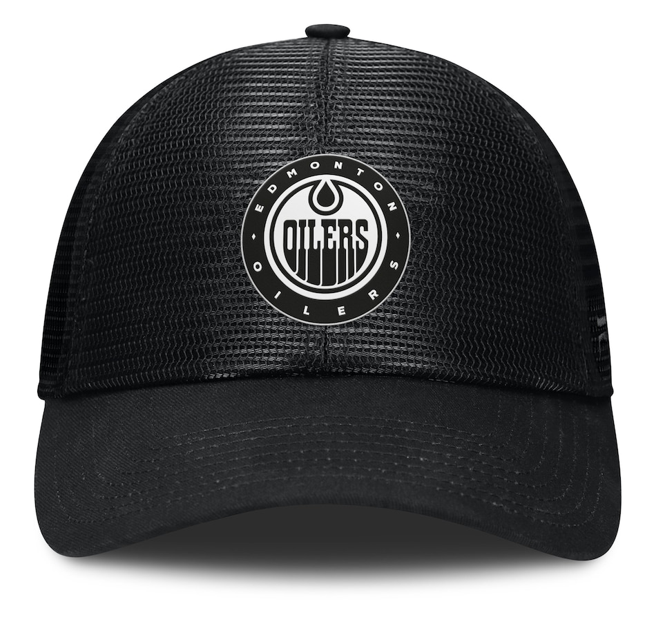 Image 709366_ALTMORE1.jpg, Product 709-366 / Price $39.99, Men's Edmonton Oilers Fanatics Black Sin Bin Mesh Adjustable Hat from Fanatics on TSC.ca's Sports department