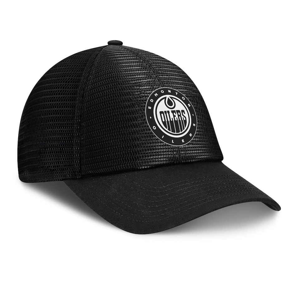 Image 709366_ALTMORE2.jpg, Product 709-366 / Price $39.99, Men's Edmonton Oilers Fanatics Black Sin Bin Mesh Adjustable Hat from Fanatics on TSC.ca's Sports department