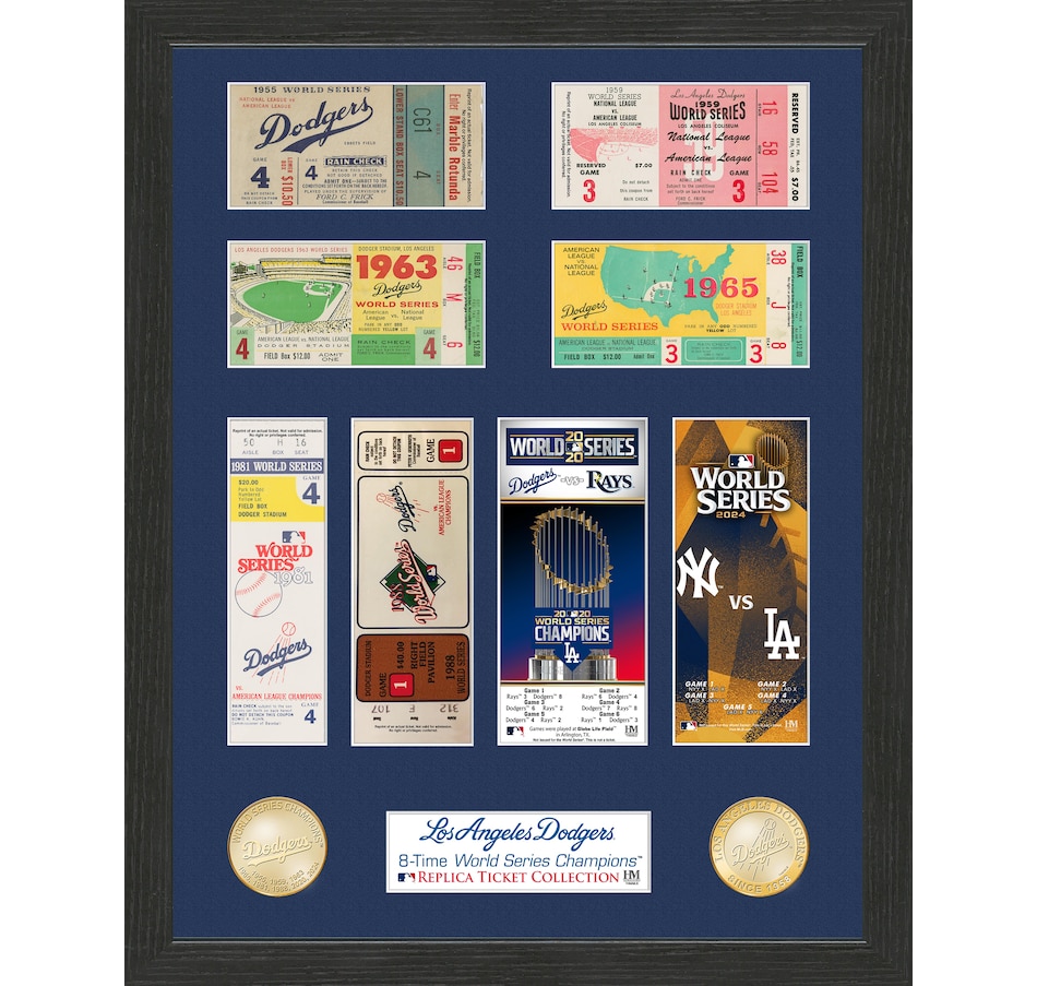 Image 709410.jpg, Product 709-410 / Price $109.99, LA Dodgers World Series Ticket Bronze Coin Photo Mint from Highland Mint on TSC.ca's Sports department