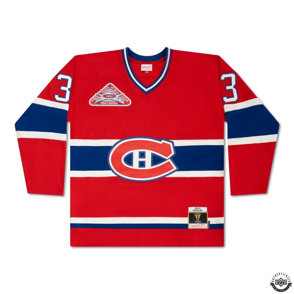 Upper Deck Authenticated Patrick Roy Montreal Canadiens Mitchell