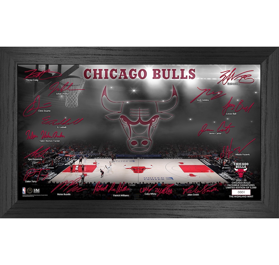 Image 709467.jpg, Product 709-467 / Price $99.99, Chicago Bulls 2024–25 Signature Court from Highland Mint on TSC.ca's Sports department