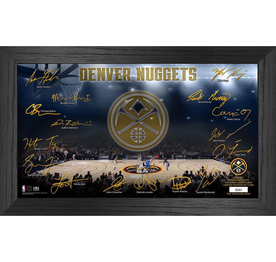 Image 709470.jpg, Product 709-470 / Price $99.99, Denver Nuggets 2024–25 Signature Court from Highland Mint on TSC.ca's Sports department