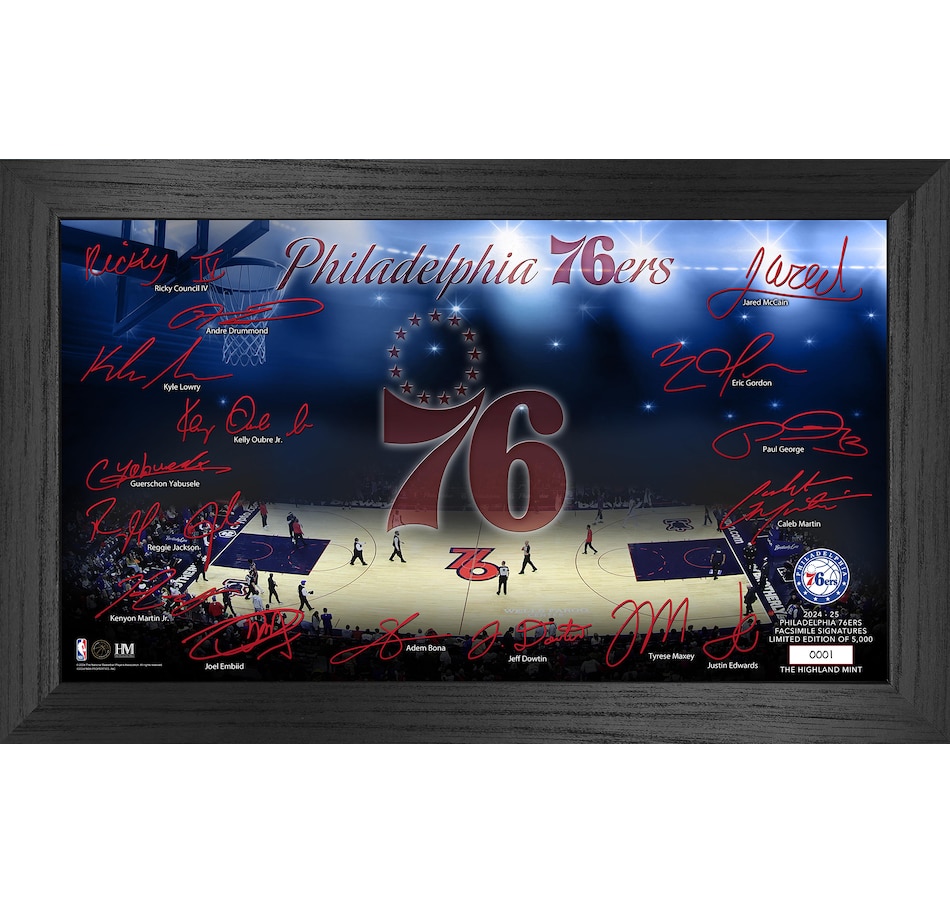 Image 709485.jpg, Product 709-485 / Price $99.99, Philadelphia 76ers 2024–25 Signature Court from Highland Mint on TSC.ca's Sports department
