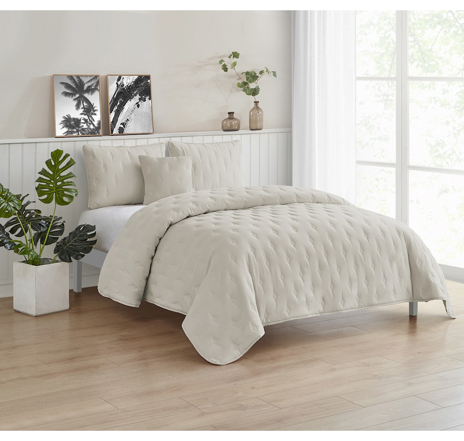 Image 709572.jpg, Product 709-572 / Price $66.99, Sleep Sanctuary - Palmer Comforter Set- 4 pieces from Sleep Sanctuary on TSC.ca's Home & Garden department