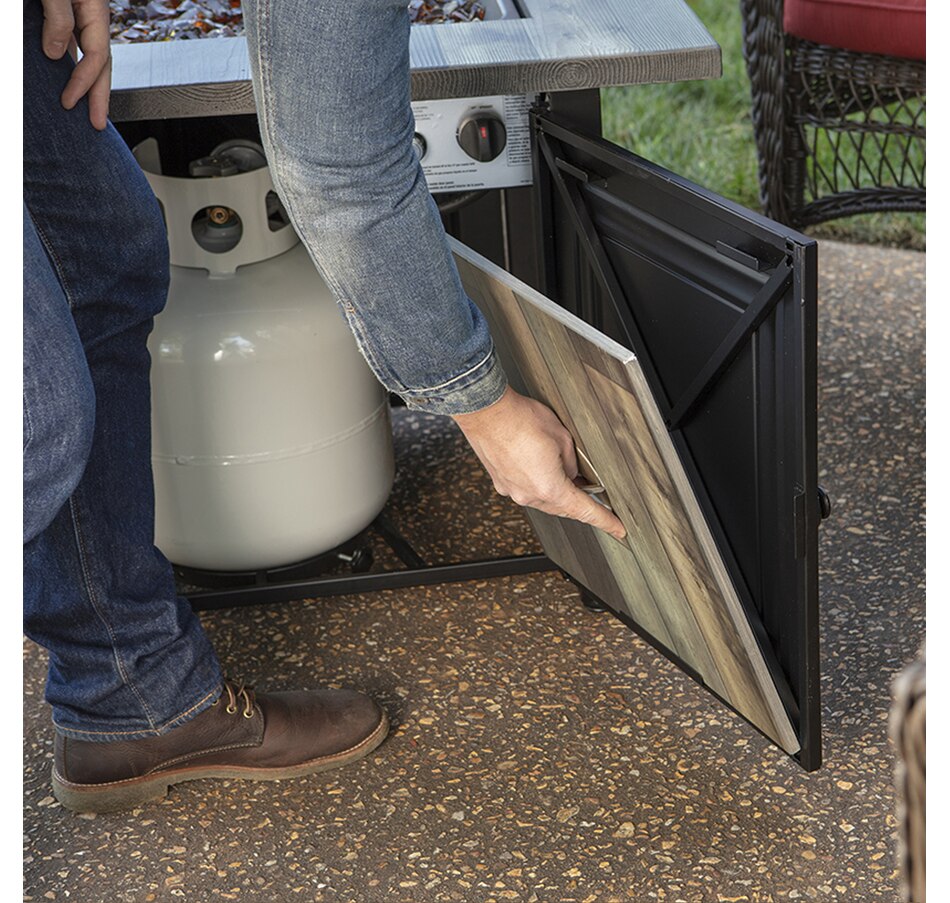 Image 709585_ALTMORE7.jpg, Product 709-585 / Price $649.99, Endless Summer The Burlington LP Square Gas Fire Pit 30" from Endless Summer on TSC.ca's Home & Garden department