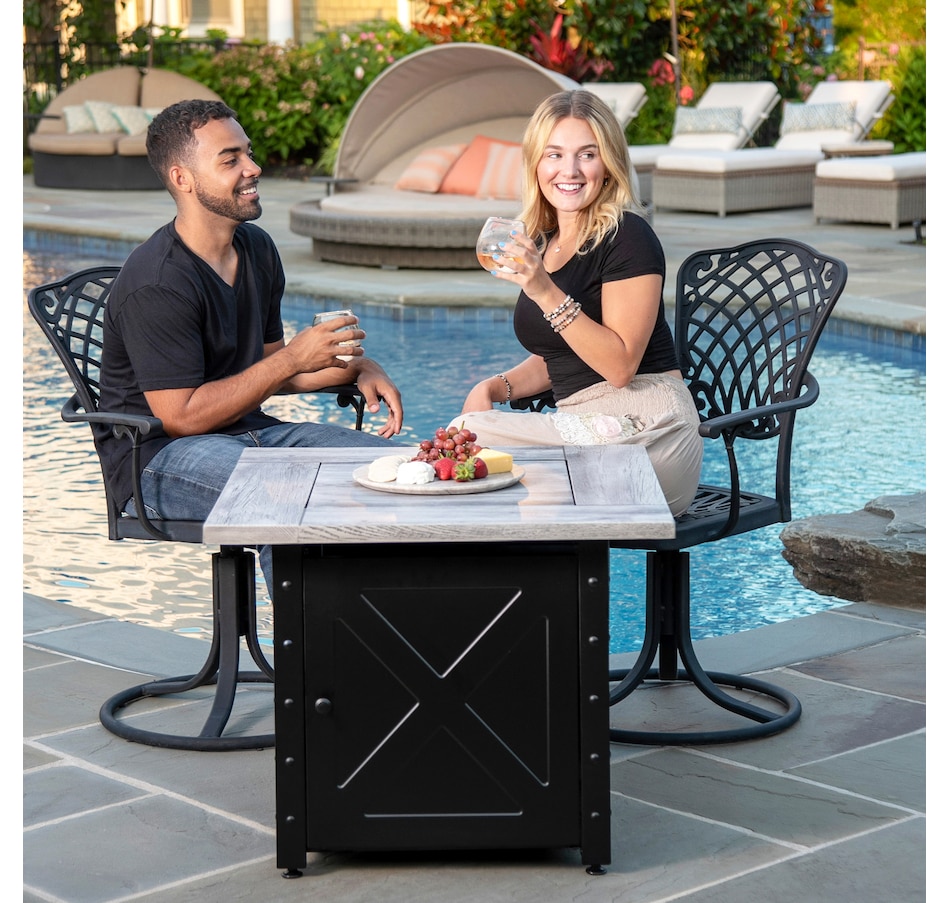 Image 709589_ALTMORE7.jpg, Product 709-589 / Price $649.99, Endless Summer Mason 30" Square Gas Fire Pit from Endless Summer on TSC.ca's Home & Garden department
