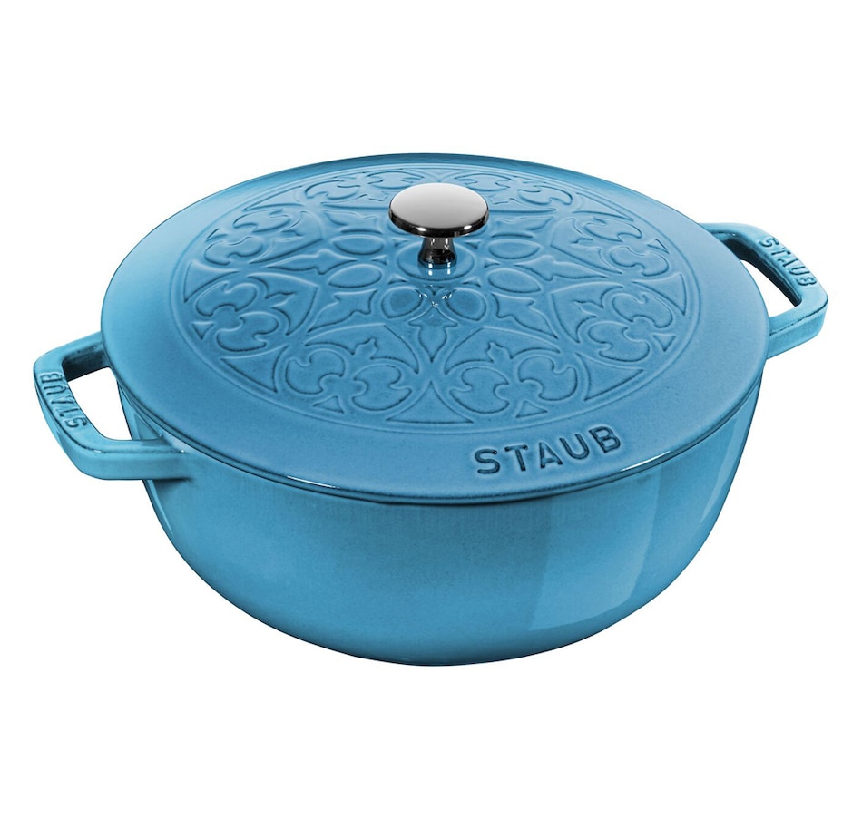 Image 709643_ALTMORE1.jpg, Product 709-643 / Price $399.99, Staub Cast Iron Pot Set, Lily Decal (round, cast iron, dark blue) from Staub on TSC.ca's Kitchen department