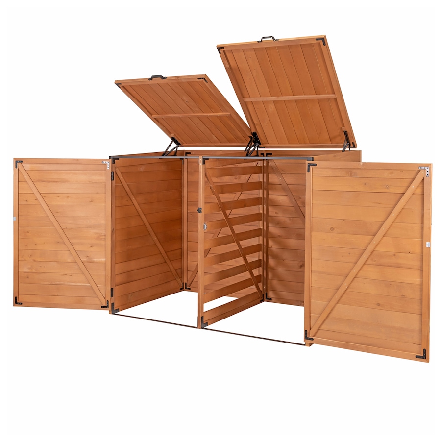 Image 709699_ALTMORE1.jpg, Product 709-699 / Price $759.97, Leisure Season Medium Horizontal Recycling And Trash Storage Shed from Leisure Season on TSC.ca's Home & Garden department