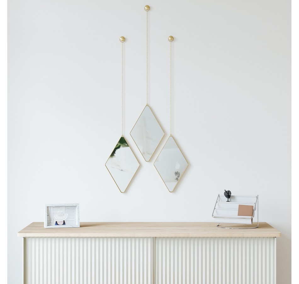 Image 709718_ALTMORE1.jpg, Product 709-718 / Price $55.00, Umbra Dima Diamond Mirrors (Set Of 3) from Umbra on TSC.ca's Home & Garden department