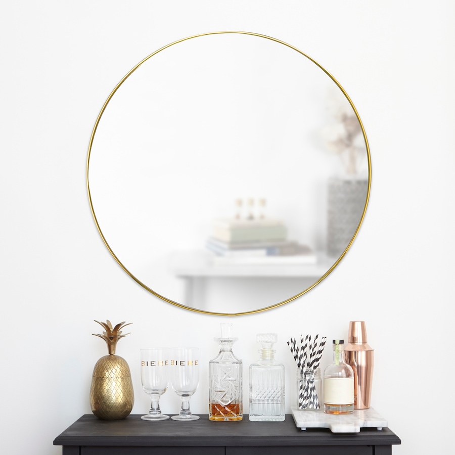 Image 709729_ALTMORE1.jpg, Product 709-729 / Price $150.00, Umbra Hubba Round Metal Wall Mirror from Umbra on TSC.ca's Home & Garden department