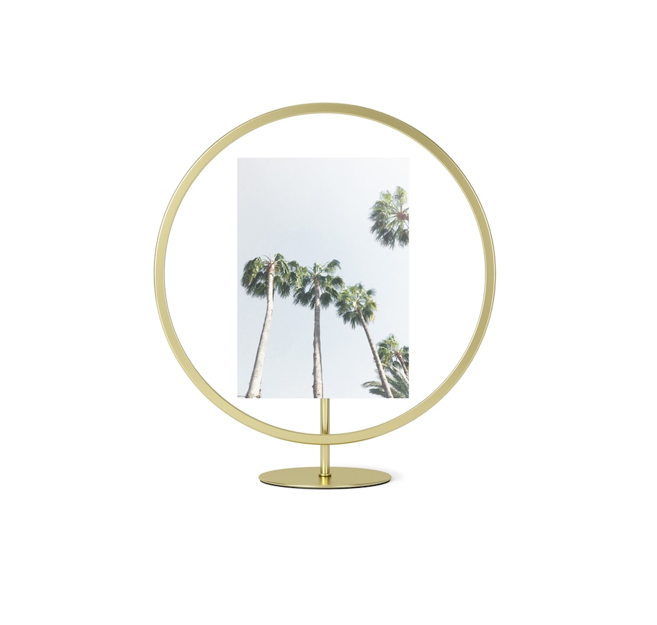 Image 709730_MATBR.jpg, Product 709-730 / Price $25.00, Umbra Infinity Round Picture Frame from Umbra on TSC.ca's Home & Garden department