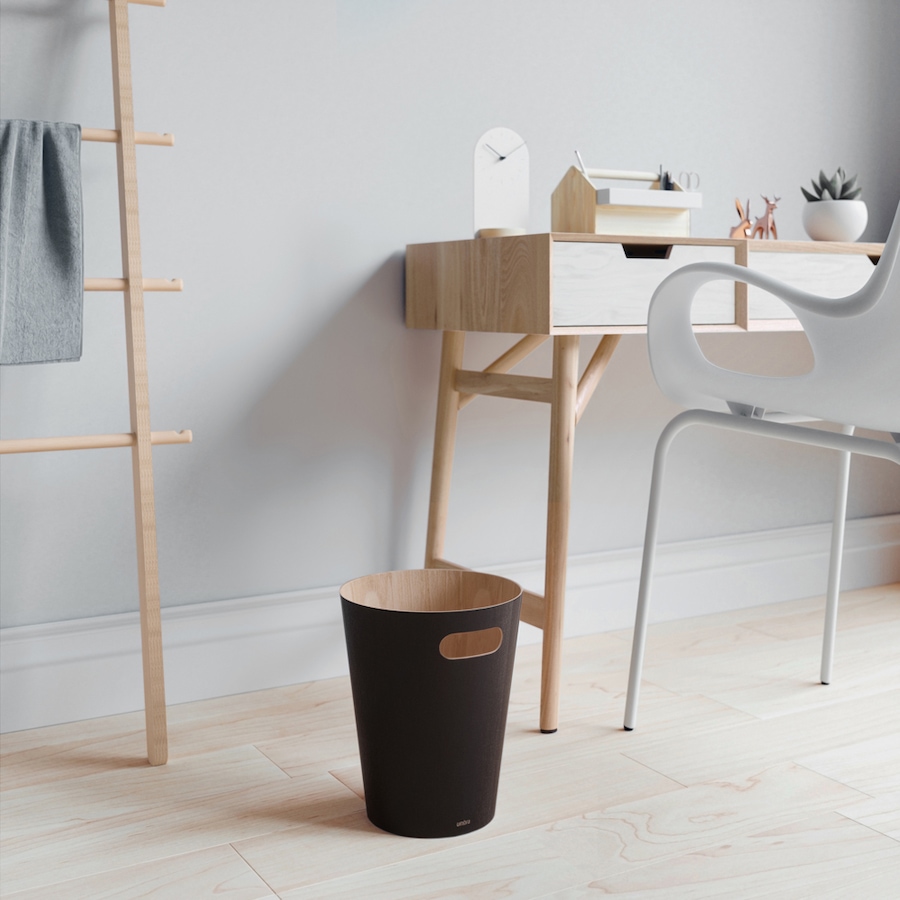 Image 709757_ALTMORE2.jpg, Product 709-757 / Price $30.00, Umbra Woodrow Trash Can, 2-Gallon (7.5 L) Capacity from Umbra on TSC.ca's Home & Garden department