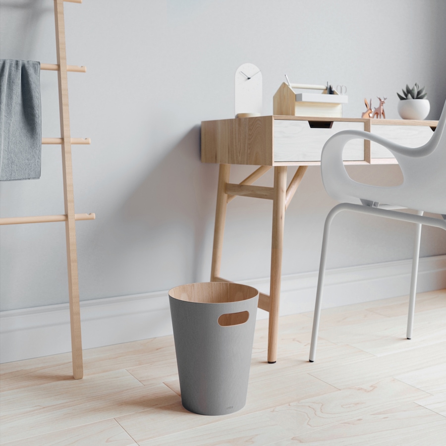 Image 709757_ALTMORE4.jpg, Product 709-757 / Price $30.00, Umbra Woodrow Trash Can, 2-Gallon (7.5 L) Capacity from Umbra on TSC.ca's Home & Garden department