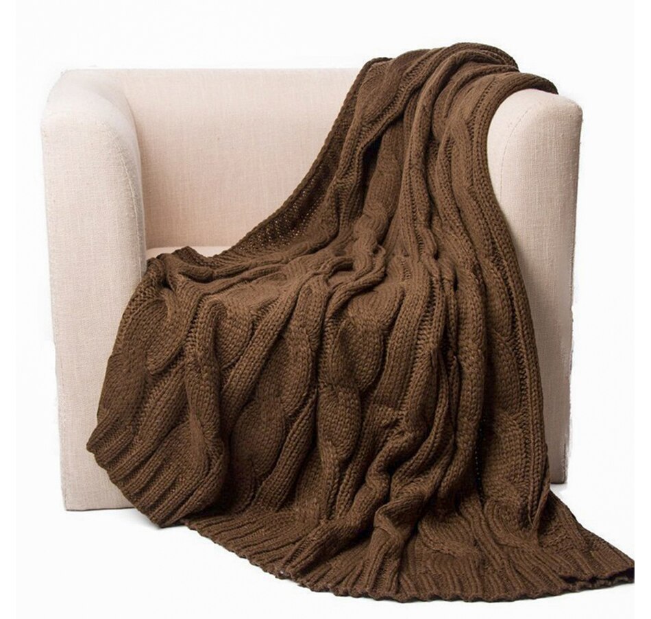 Image 709760_ALTMORE1.jpg, Product 709-760 / Price $58.99, Millano Soft Knitted Cable Throw Blanket from Millano on TSC.ca's Home & Garden department