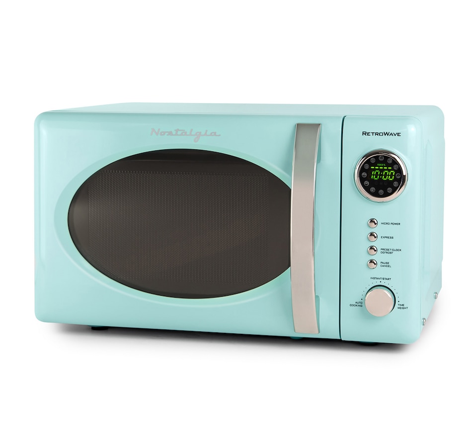 Image 709819.jpg, Product 709-819 / Price $199.99, Nostalgia Retro 7 Cu. Ft. Microwave Oven (Aqua) from Nostalgia on TSC.ca's Kitchen department