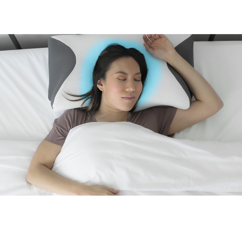 Image 709833_ALTMORE5.jpg, Product 709-833 / Price $119.99, Dr. Pillow Carbon SnoreX 8-in-1 Cooling Pillow from Dr. Pillow on TSC.ca's Home & Garden department