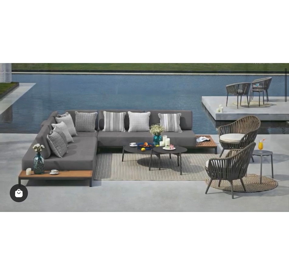 Image 709864.jpg, Product 709-864 / Price $10,499.00, Protégé Moore Sectional (charcoal) from Protege on TSC.ca's Home & Garden department