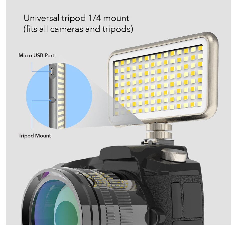 tsc.ca Digipower Vlogging LED Video Light Prosumer Smart