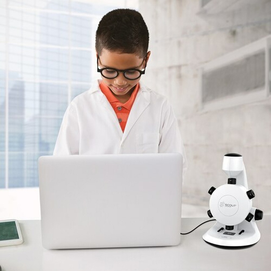 Image 711203_ALTMORE1.jpg, Product 711-203 / Price $259.99, HamiltonBuhl Digital Microscope STEAM Scout with 6 Mag Lenses from Hamiltonbuhl on TSC.ca's Toys & Hobbies department