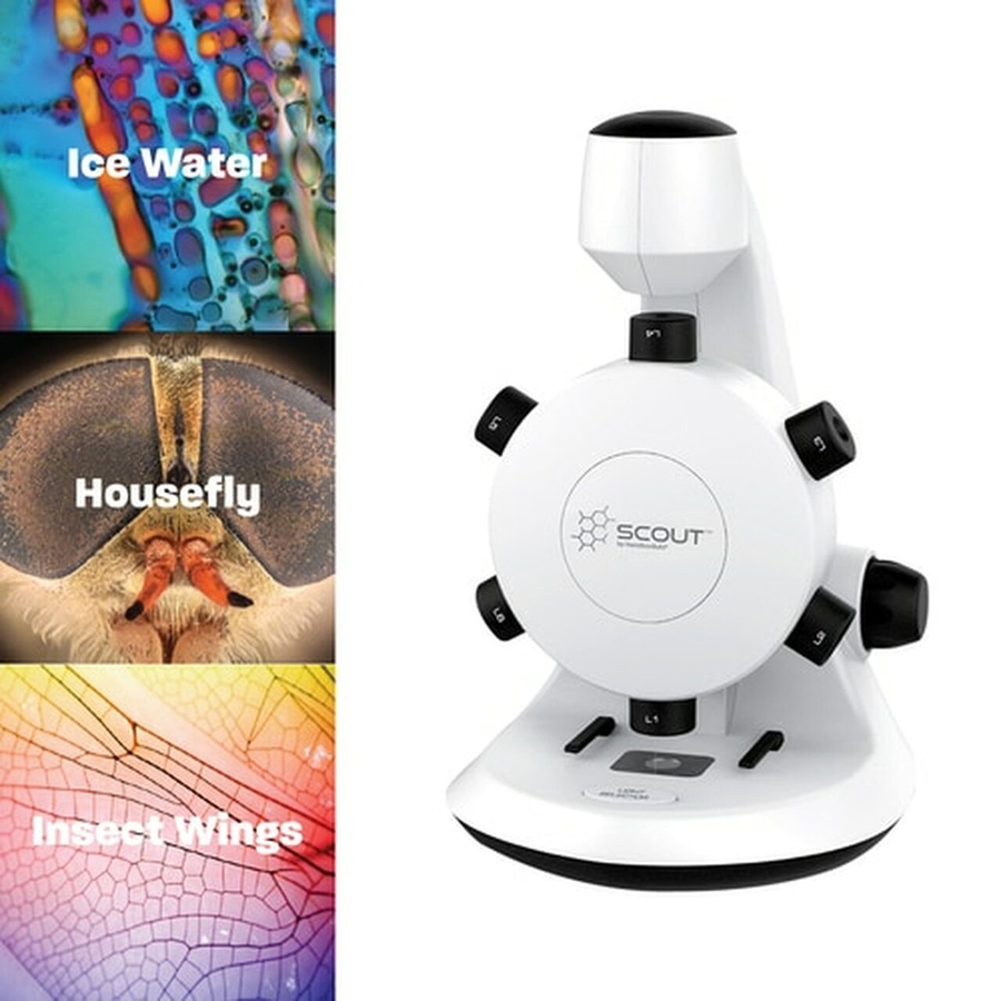 Image 711203_ALTMORE2.jpg, Product 711-203 / Price $259.99, HamiltonBuhl Digital Microscope STEAM Scout with 6 Mag Lenses from Hamiltonbuhl on TSC.ca's Toys & Hobbies department
