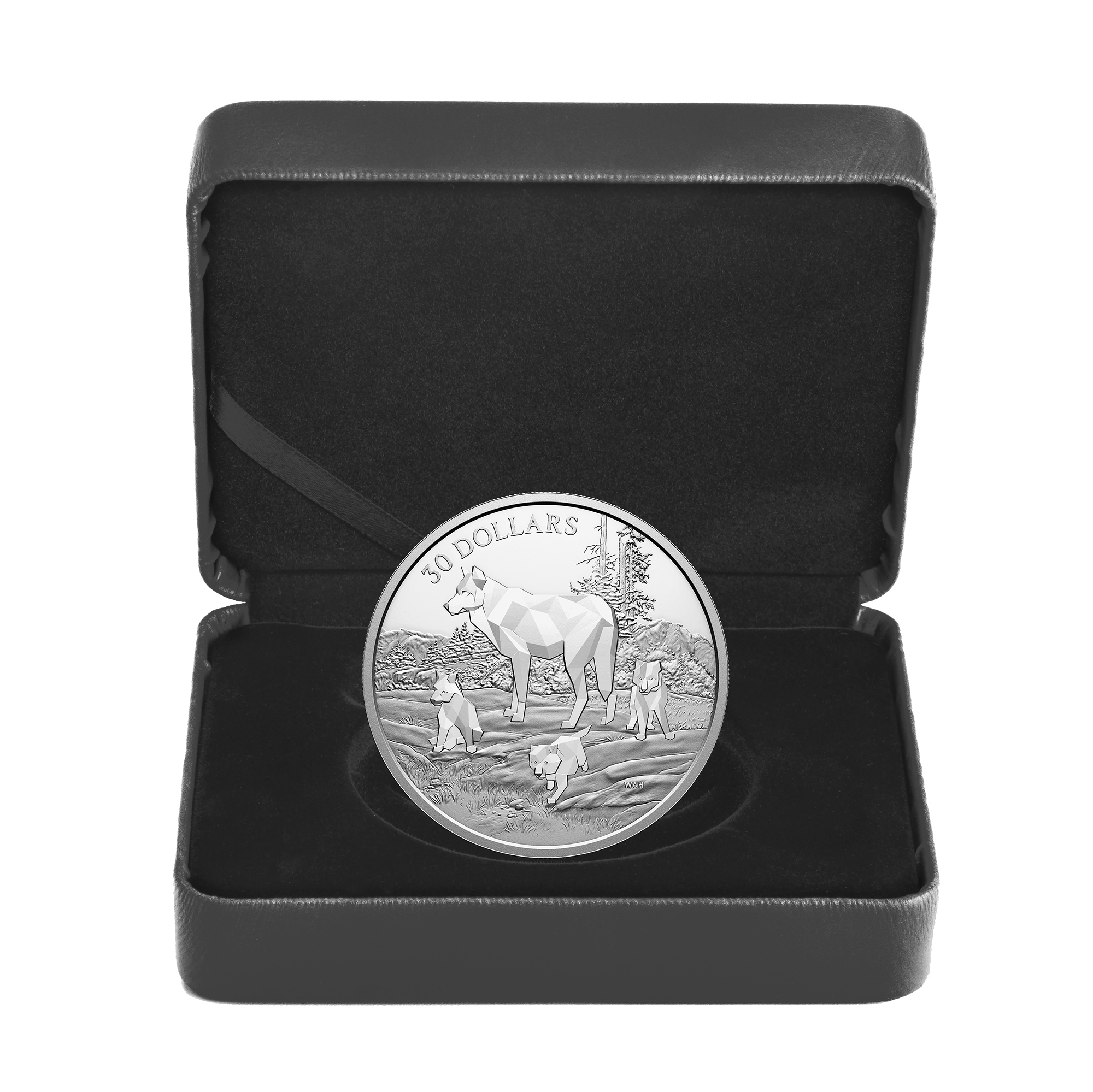 December Wolves 'Til Ten Years 激レア　廃盤 2024 Two-Ounce $30 Fine Silver Timber Wolves Multifaceted Animal