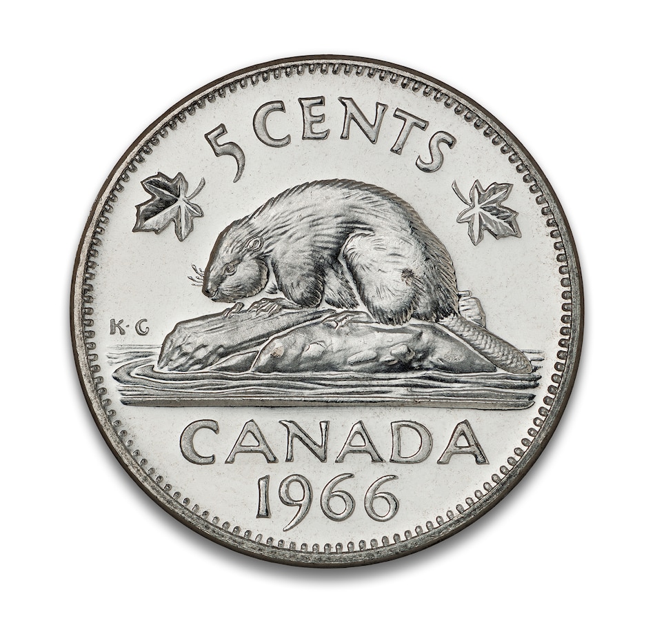 Image 711215_ALTMORE1.jpg, Product 711-215 / Price $99.95, 1966 Original Uncirculated Cent and Nickel Rolls (90 Coins Total) from The Coin Show with Steven Bromberg on TSC.ca's Coins department