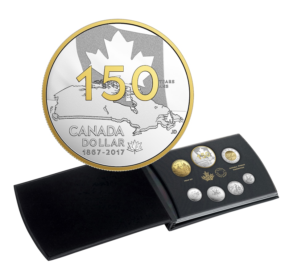 Image 711225.jpg, Product 711-225 / Price $299.95, 2017 Fine Silver Proof Set Canada 150: Our Home and Native Land from The Coin Show with Steven Bromberg on TSC.ca's Coins department